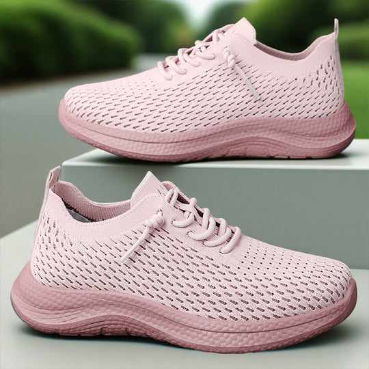 Herren nan atmungsaktiver Strick-Slip-On Sneaker mit sockenähnlichem Schaft, asymmetrischer Zier-Schnürung und stoßdämpfender Ortholite-Einlegesohle Shop Nory