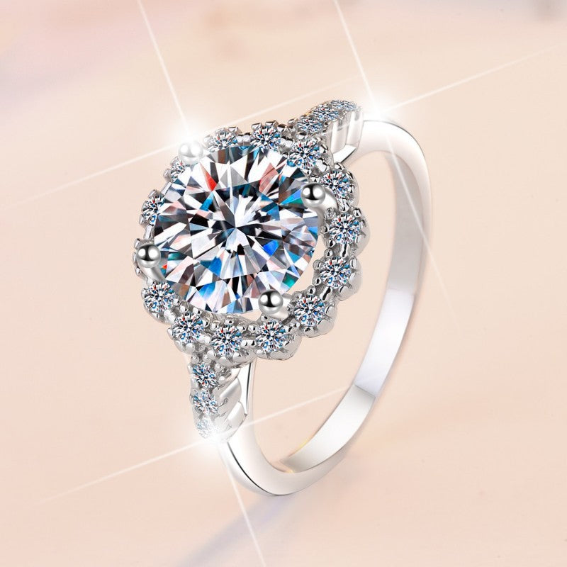 Damen Eleganter Ring mit funkelndem Zirkonia Shop Nory