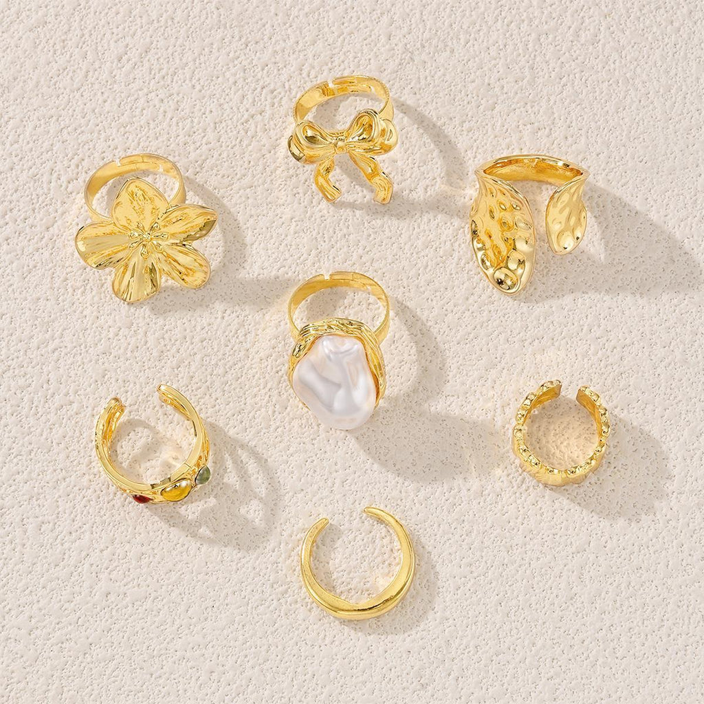 Damen Ring-Set mit kunstvollen Designs und eleganten Details Shop Nory