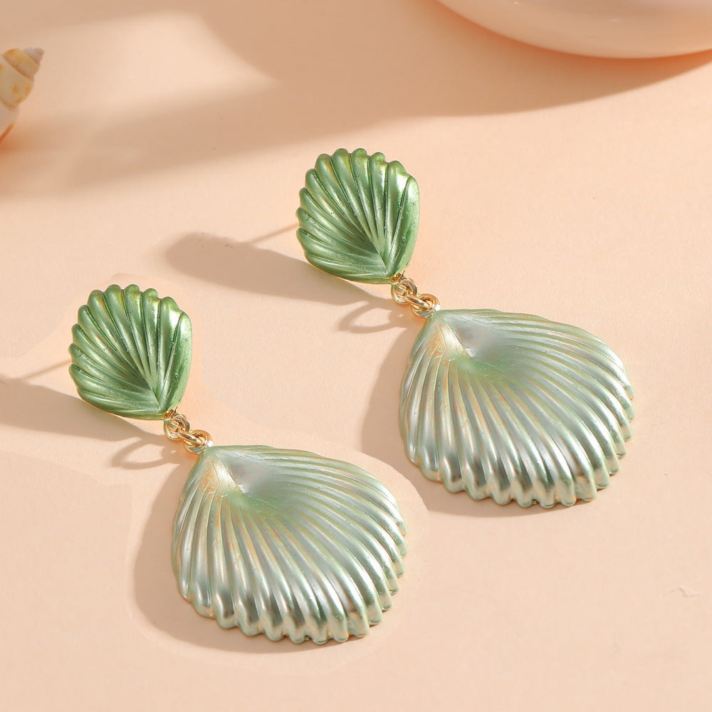 Damen Ohrringe im maritimen Muscheldesign Shop Nory