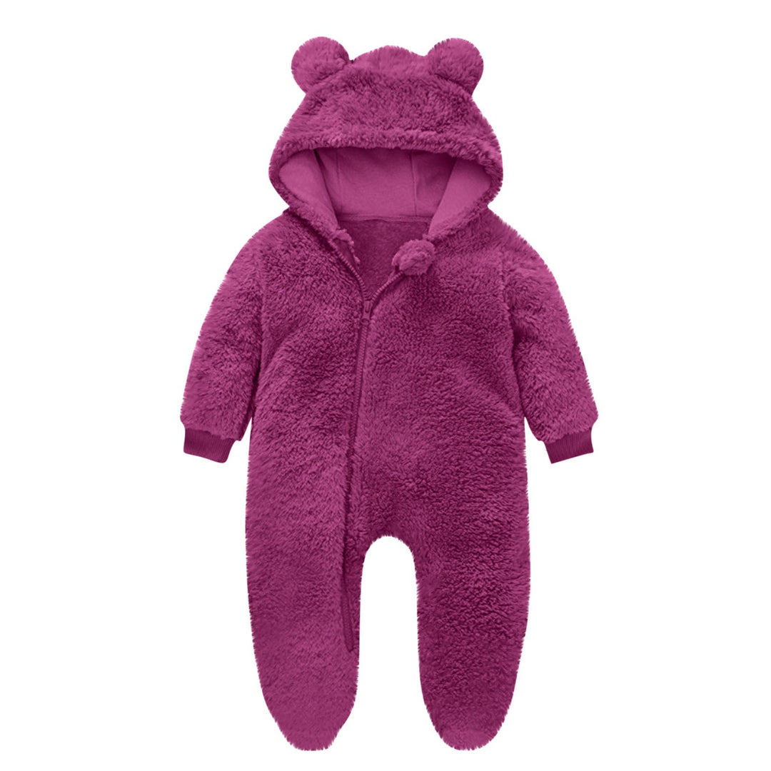 Kleinkind Fleece Overall mit Bärenohren