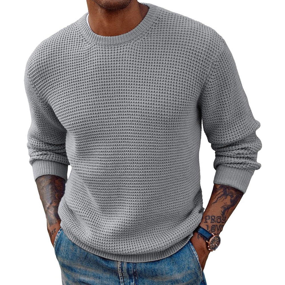 Herren Strukturierter Pullover