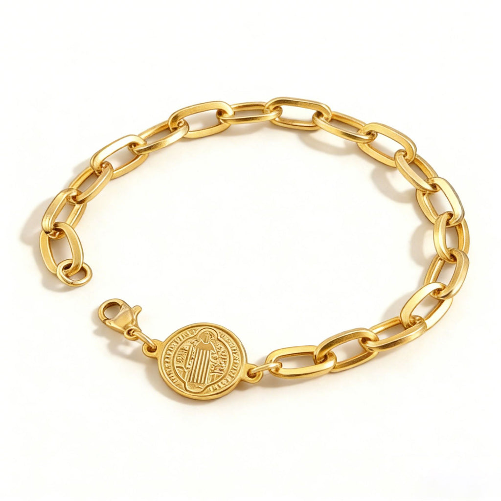 Damen Gliederarmband mit symbolischem Medaillon Shop Nory