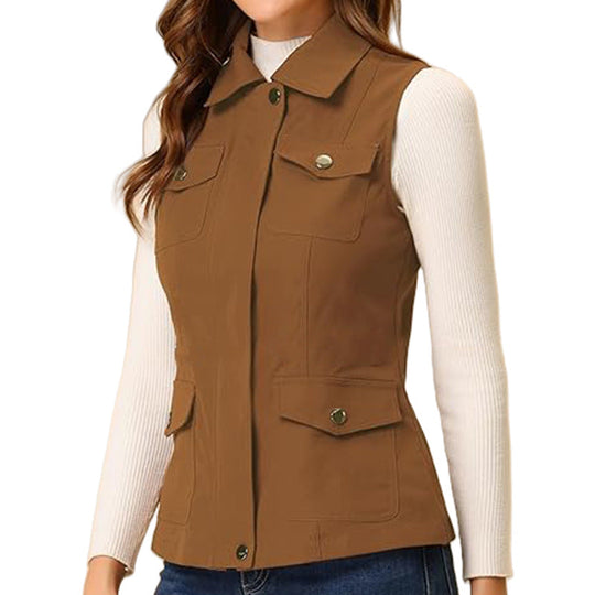 Damen Outdoor-Weste mit praktischen Taschen