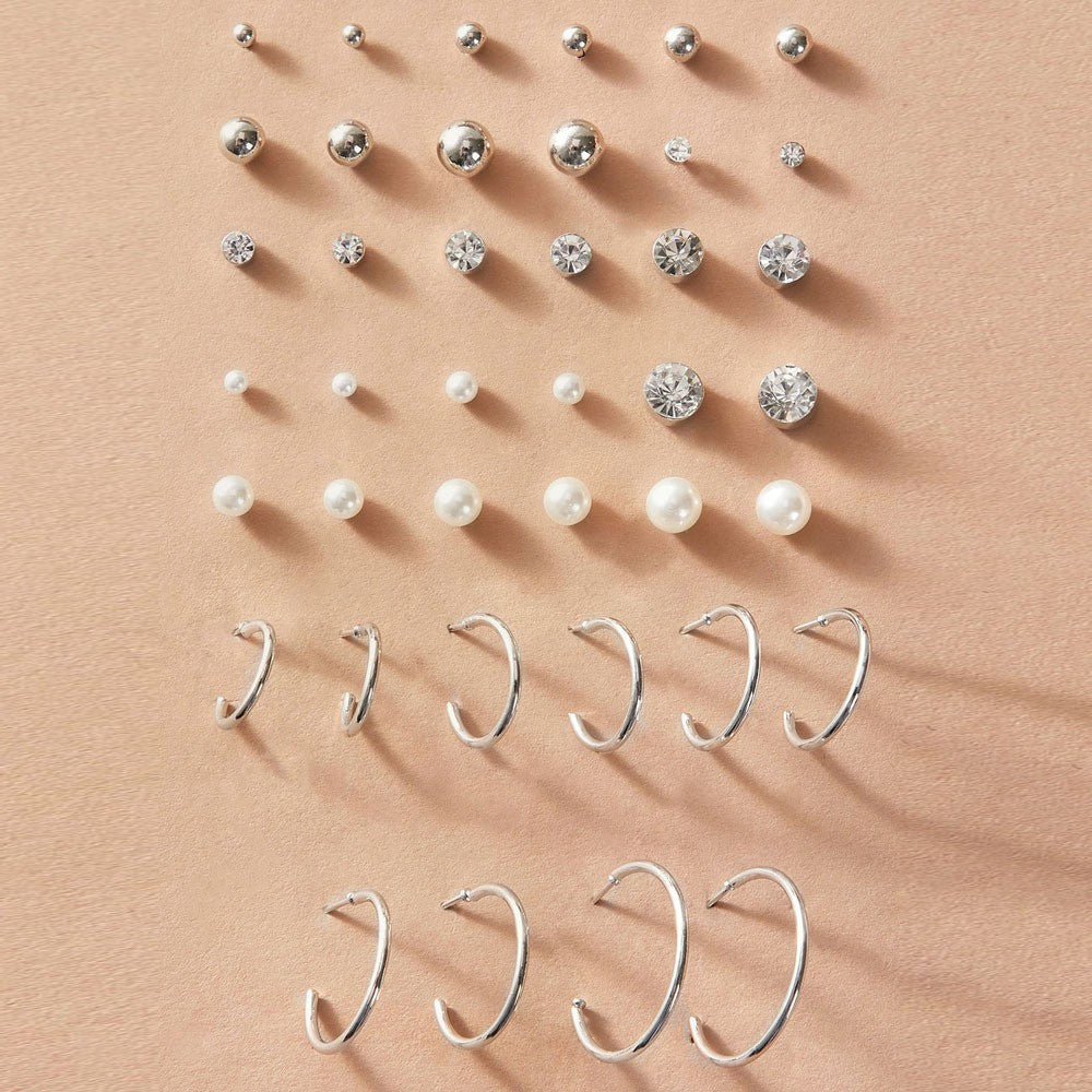 Damen Ohrringe Set mit vielfältigen Designs und funkelnden Elementen Shop Nory
