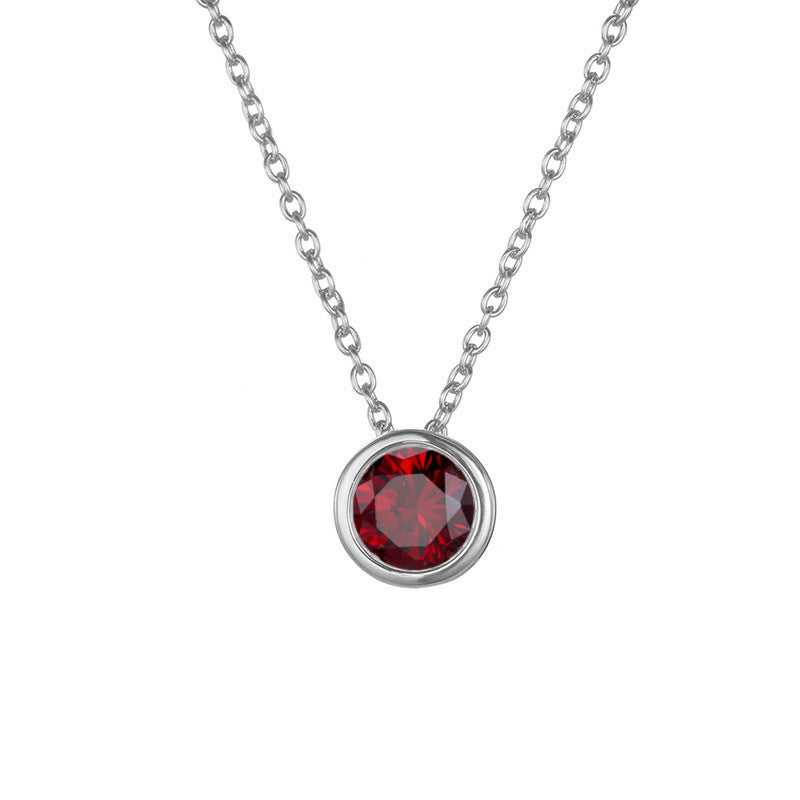 Damen Halskette mit funkelndem Zirkonia-Anhänger in elegantem Design Shop Nory