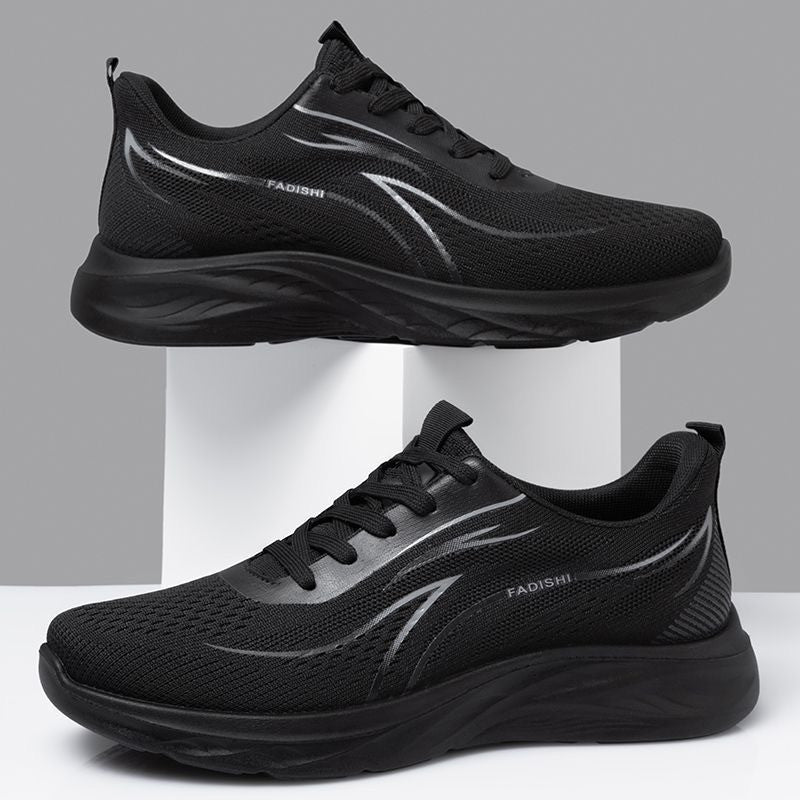 Herren Atmungsaktive Strick-Laufschuhe mit Komfortdämpfung und rutschfester Sohle Shop Nory