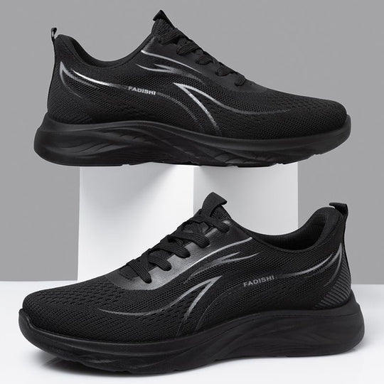 Herren Atmungsaktive Strick-Laufschuhe mit Komfortdämpfung und rutschfester Sohle Shop Nory