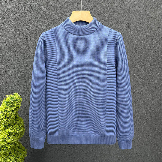 Damen Feinstrickpullover mit strukturierter Waffel- und Rippenstruktur und Stehkragen Shop Nory