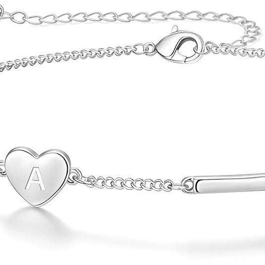 Damenarmband mit Herz- und Kreuzanhänger Shop Nory