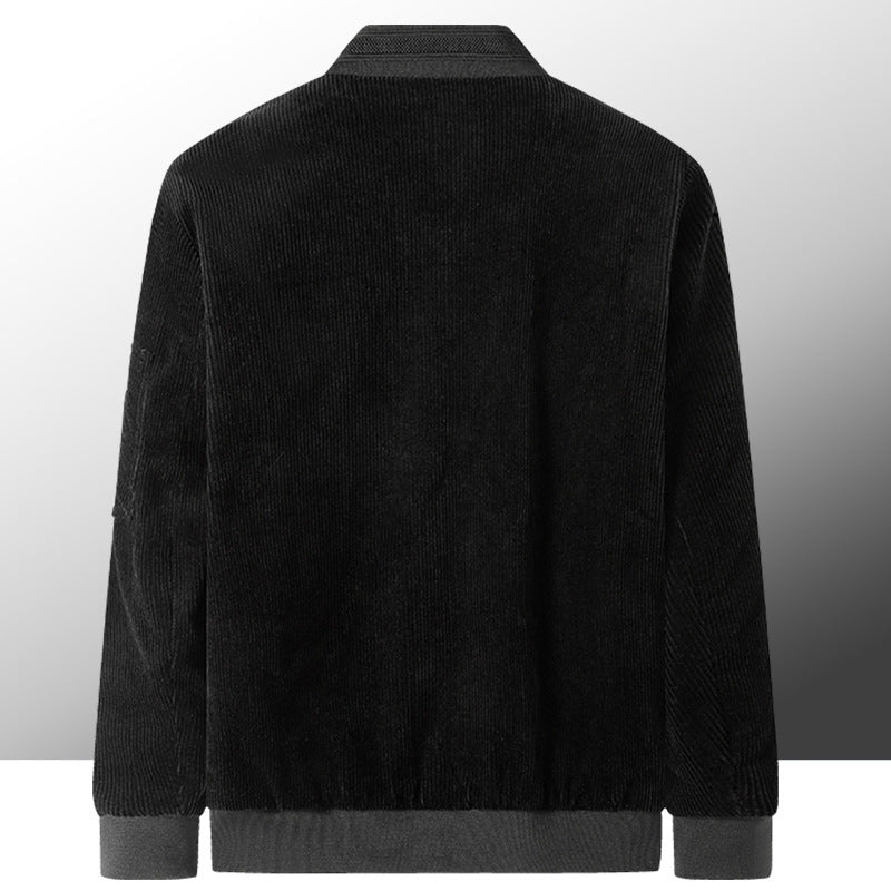 Herren Cord-Blouson im Bomberstil mit leichter Thermofütterung und Utility-Ärmeltasche Shop Nory