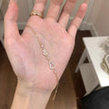 Damenarmband mit funkelnden Zirkonia-Elementen und zartem Design Shop Nory