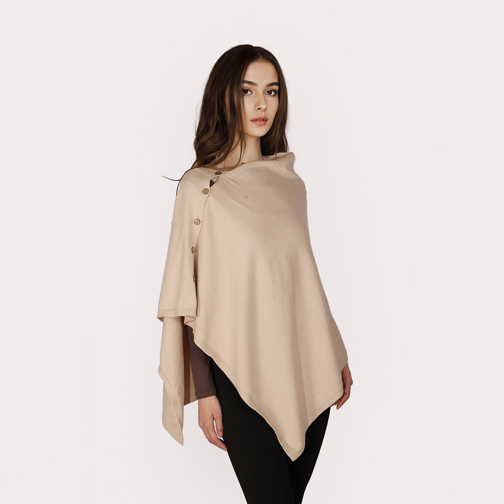 Damen Oversize-Orientalischer Jacquard-Überwurf mit Paisley‑Medaillon und Zierstich Shop Nory