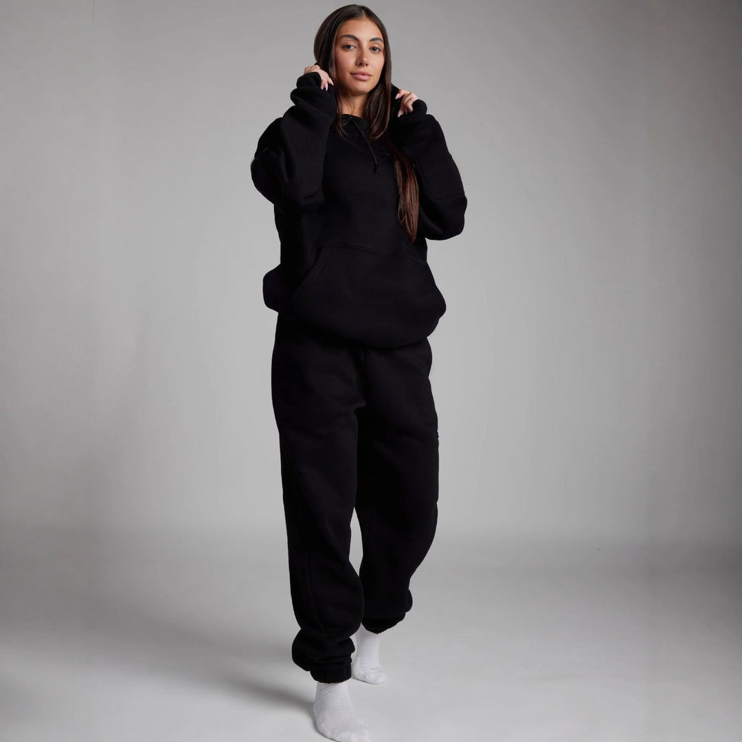 Damen Oversized Kapuzenpullover mit integrierter gepolsterter Schlafmaske Shop Nory