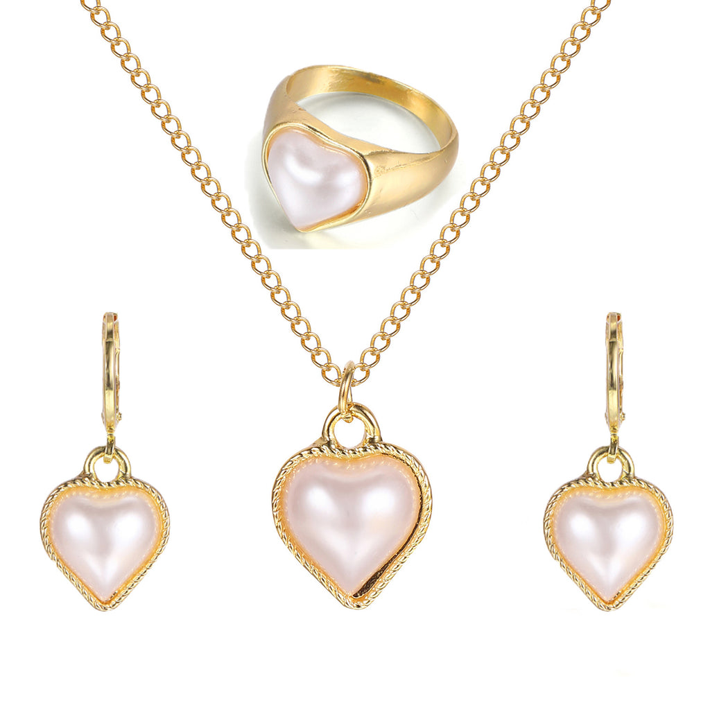 Damen Schmuckset mit romantischem Herzmotiv Shop Nory