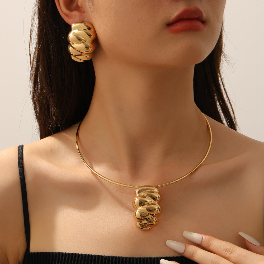 Damen Schmuckset mit kunstvollem Ring-Design Shop Nory