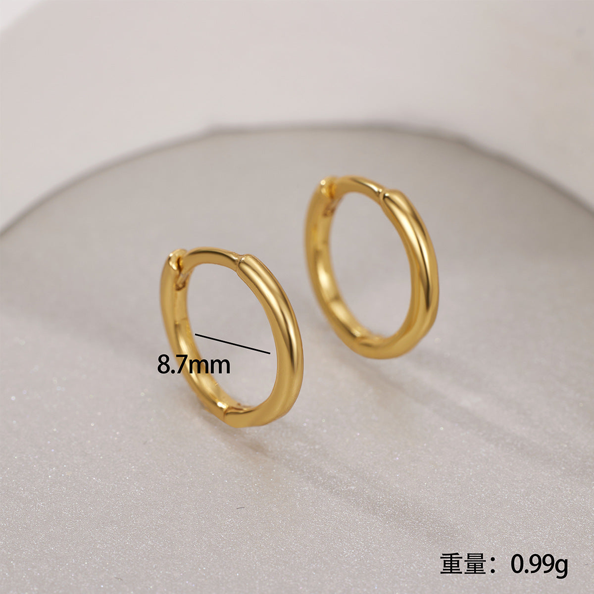 Damen eleganter Creolenring aus hochwertigem Material Shop Nory