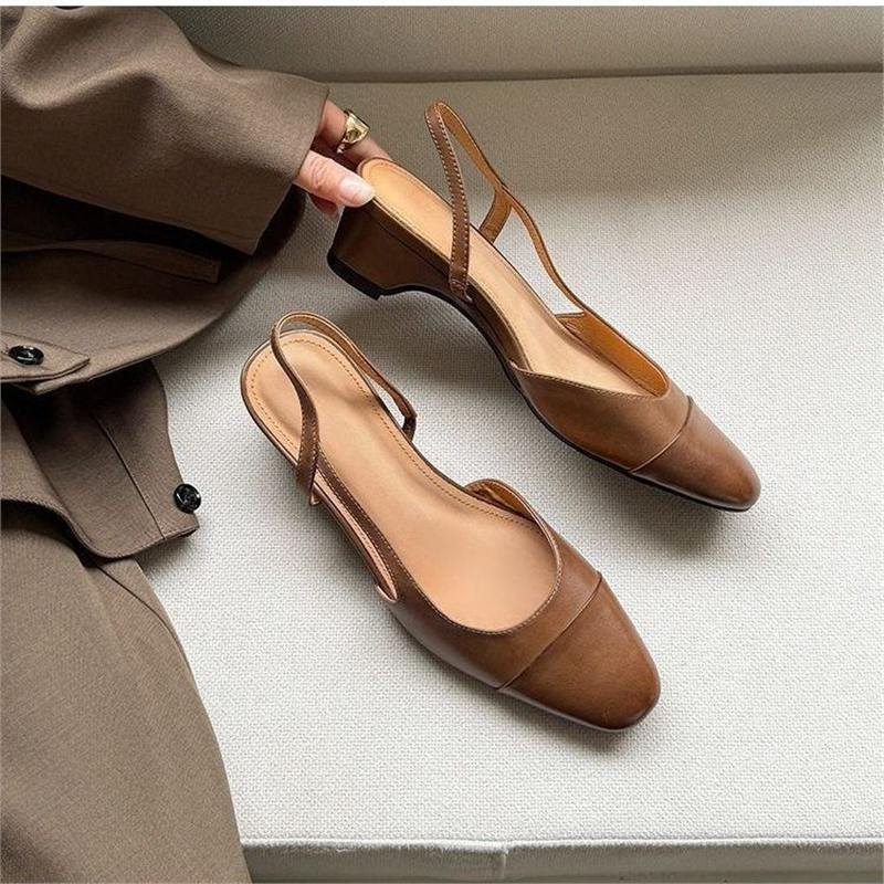 Damen Slingback-Ballerinas mit quadratischer Zehenbox und elastischem Fersenriemen Shop Nory