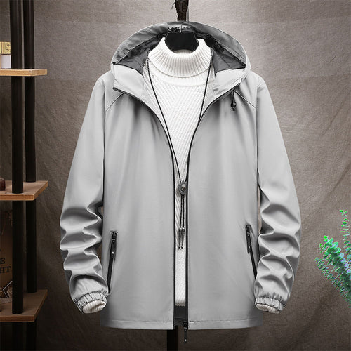 Herren Leichte Sportjacke mit Kapuze Shop Nory