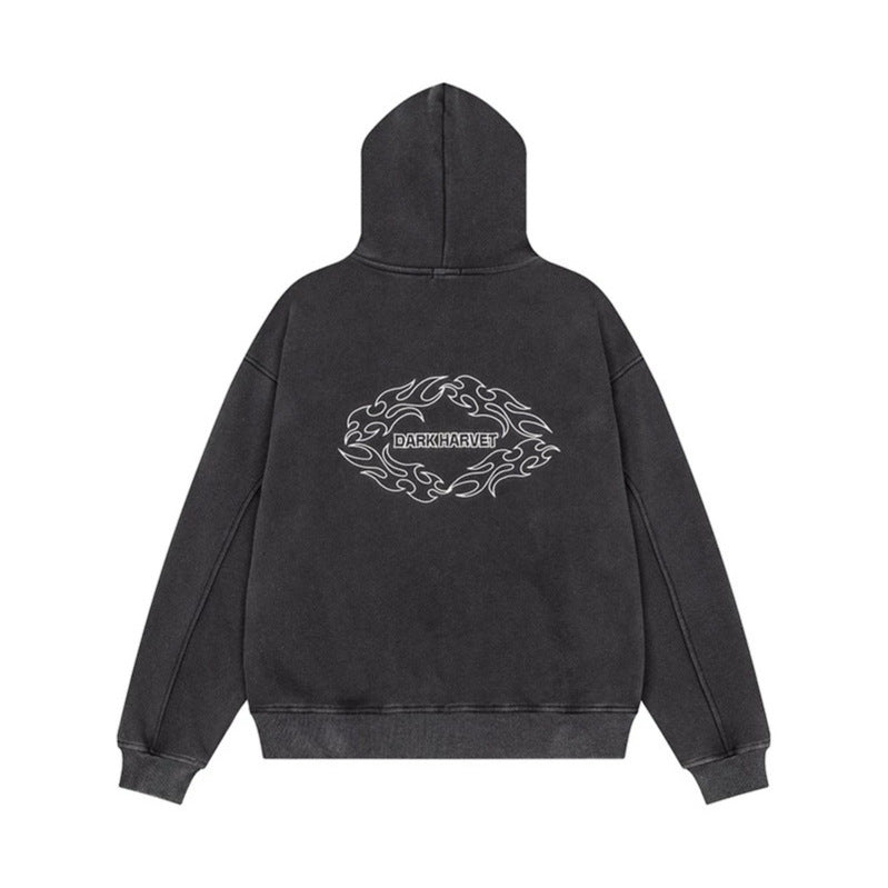 Damen Kapuzen-Sweatjacke mit dekorischer Doppelknopfleiste und Reißverschluss Shop Nory