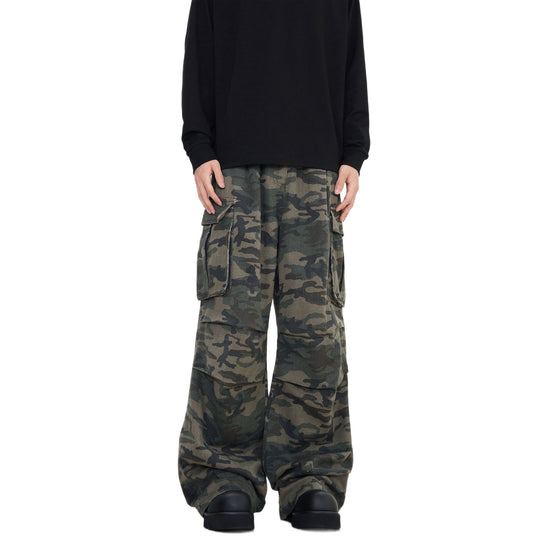 Damen Modische Cargo-Hose mit Camouflage-Muster Shop Nory