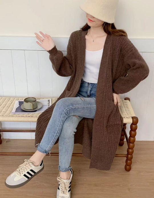 Damen Oversized Strickjacke Shop Nory