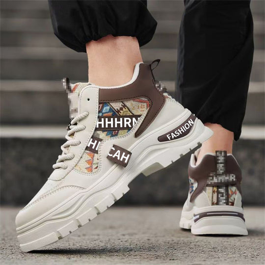 Herren Plateau-Sneaker mit Ethno-Gewebeeinsätzen Shop Nory