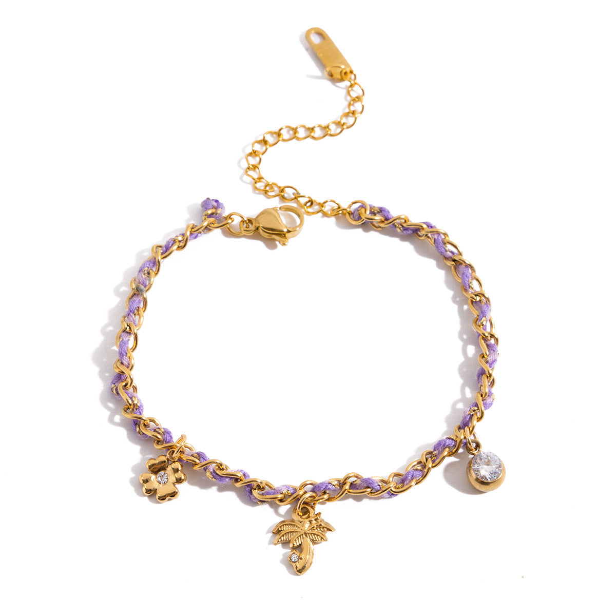 Damen Armband mit bunten Anhängern und hypoallergenen Eigenschaften Shop Nory