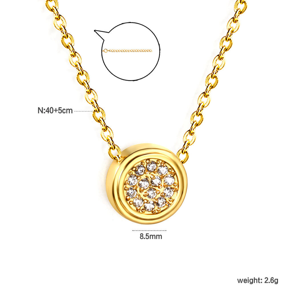 Damen Halskette mit herzförmigem Anhänger und funkelnden Zirkonia Shop Nory