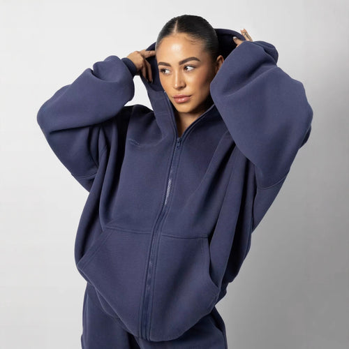 Damen Lässiges Kapuzenpullover und Jogginghose Set Shop Nory