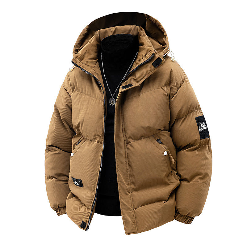 Herren Modische Winterjacke mit Kapuze Shop Nory