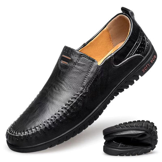 Herren Elegante und leichte Mokassins mit rutschfester Sohle Shopnory