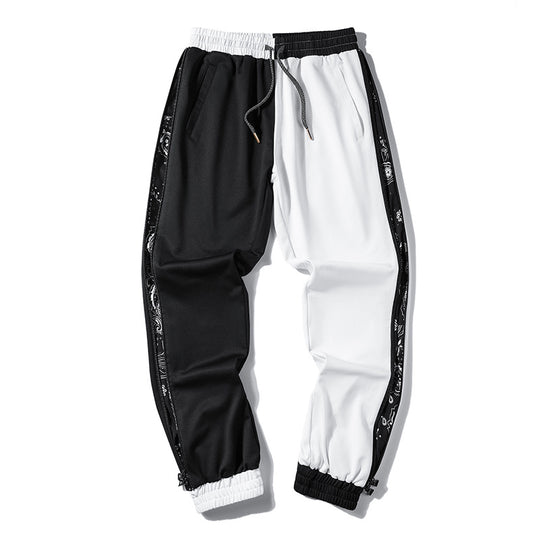 Herren Locker geschnittene Jogginghose mit Bandana-Seiteneinsätzen und elastischem Saum Shop Nory
