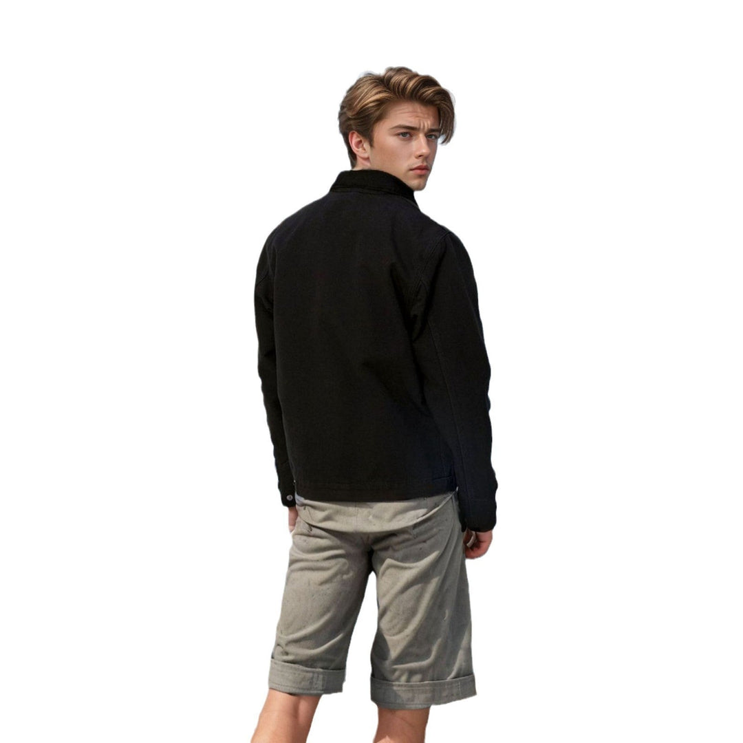 Herren moderne Freizeitjacke mit strukturiertem Design