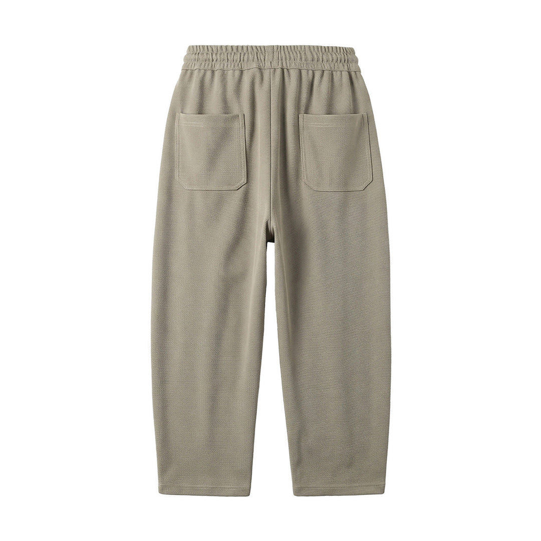 Damen Relaxed-Cropped Jogpant mit Tunnelzug, seitlichen Falten und Eingrifftaschen Shop Nory