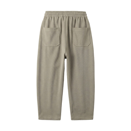 Damen Relaxed-Cropped Jogpant mit Tunnelzug, seitlichen Falten und Eingrifftaschen Shop Nory