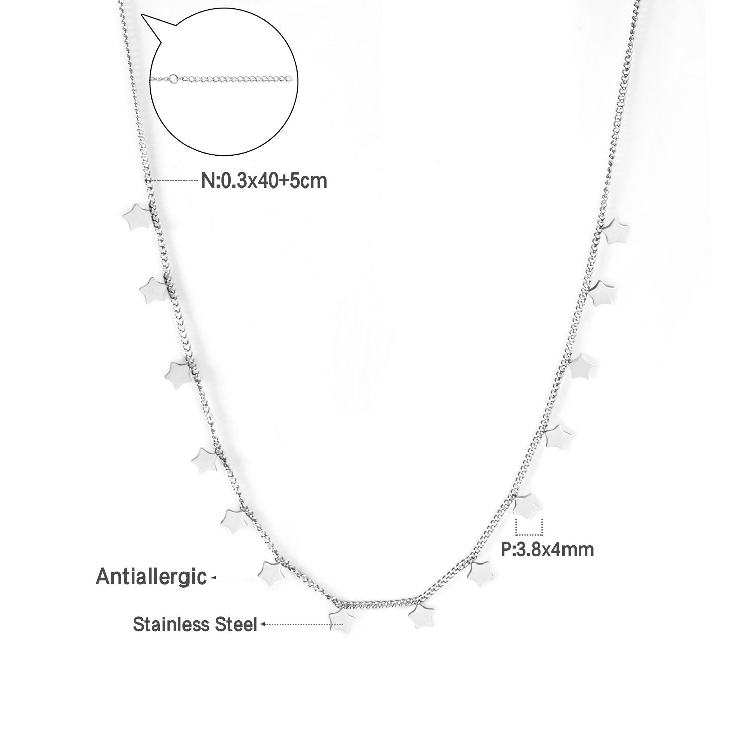 Damen elegante Goldplattierte Halskette mit geometrischen Anhängern Shop Nory