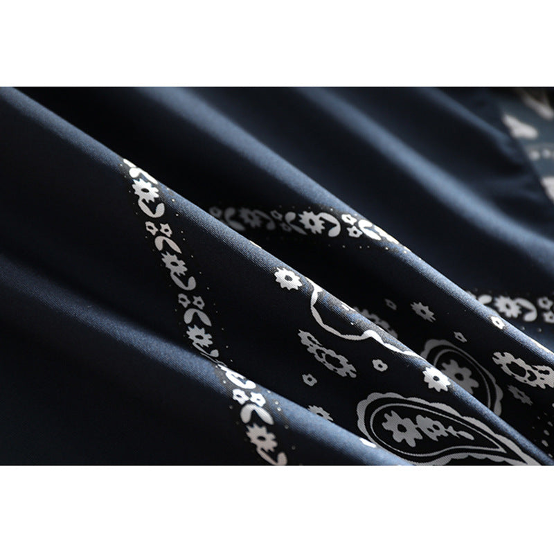 Damen Eleganter langer Rock mit Paisleymuster Shop Nory