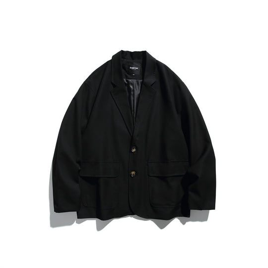 Herren Oversize Sakko aus fallendem Twill mit aufgesetzten Pattentaschen Shop Nory