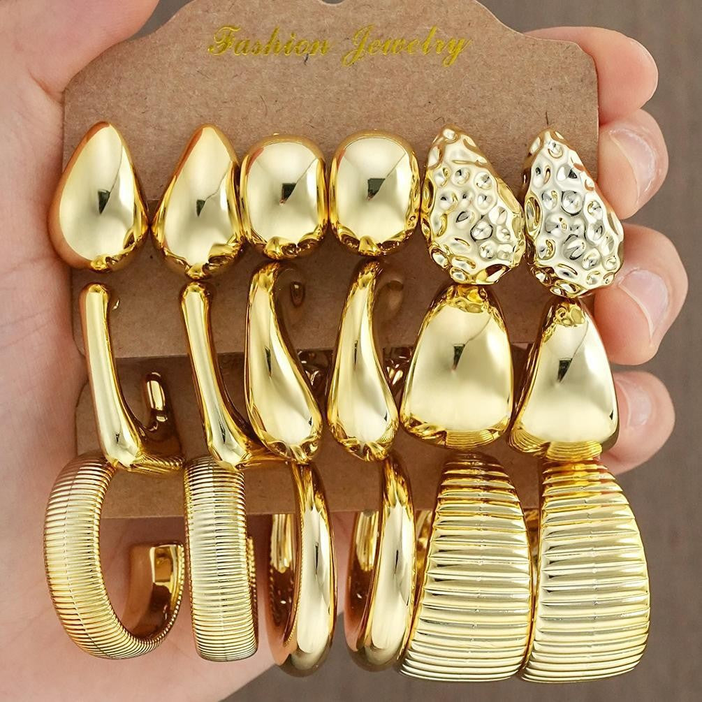 Damen Ohrstecker Set mit modernen, stilvollen Designs Shop Nory