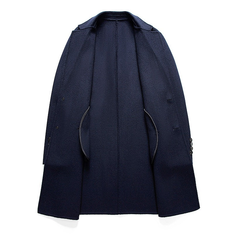 Damen Modern Tailored Langer Übermantel Shop Nory