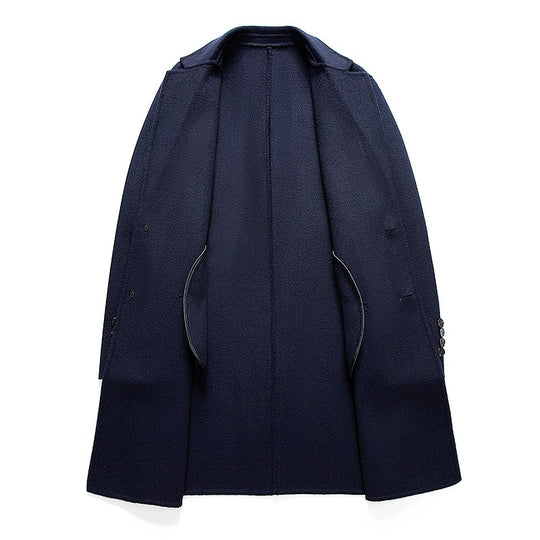 Damen Modern Tailored Langer Übermantel Shop Nory