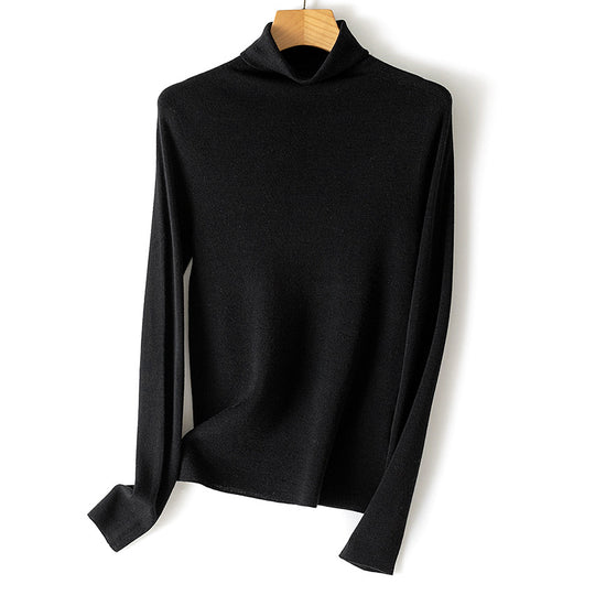 Damen Leichter Feinstrick-Rollkragenpullover mit fließender Passform Shop Nory