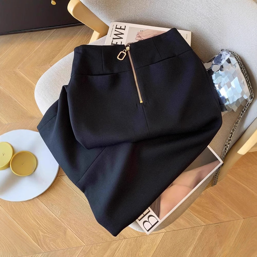 Damen Eleganter Bleistiftrock mit Reißverschluss Shop Nory