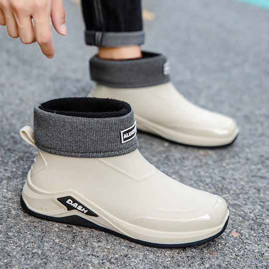 Herren wasserdichte gefütterte Kurzstiefelette mit rutschfester Profilsohle Shop Nory