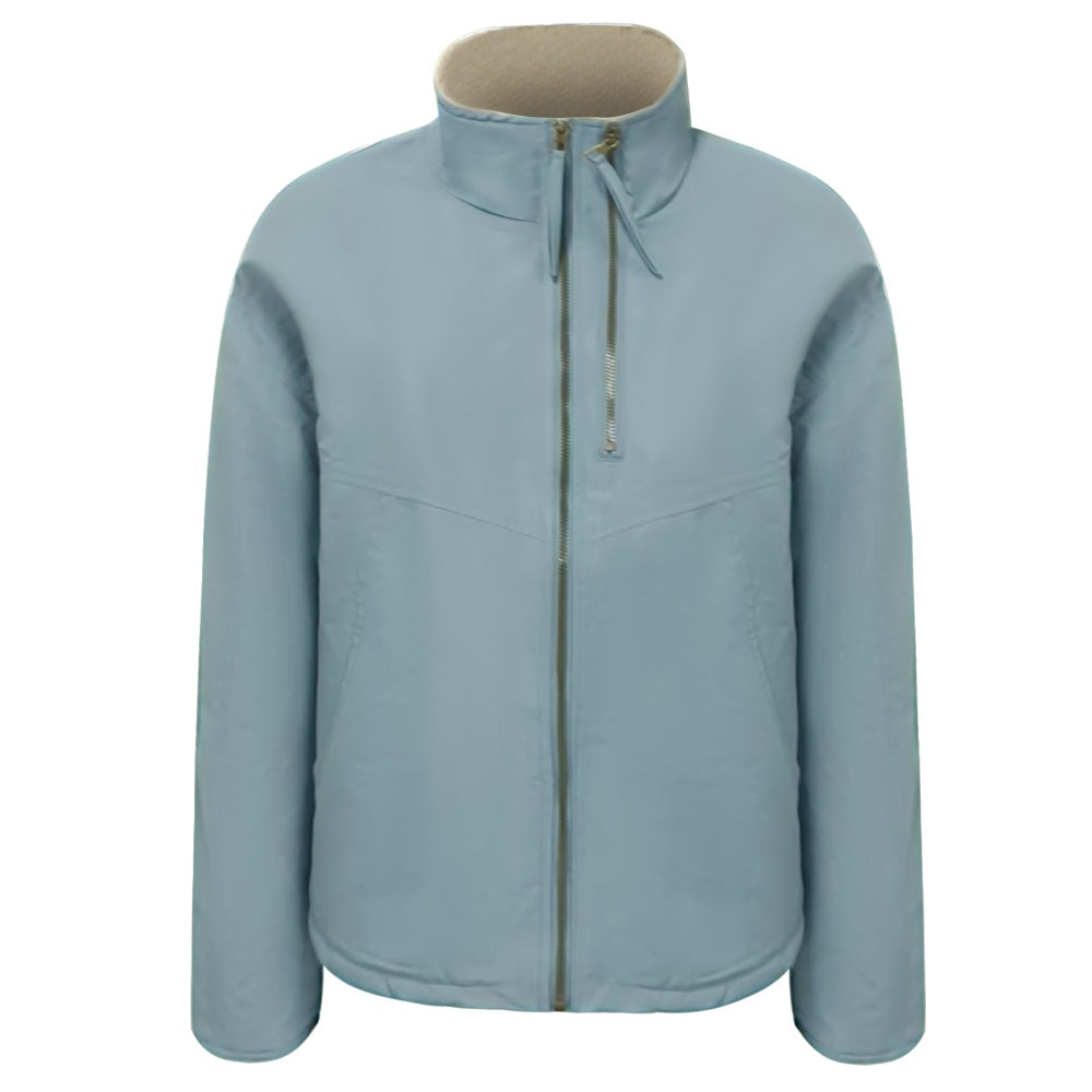 Damen Leichte gefütterte Übergangsjacke mit Stehkragen und Teddyfutter Shop Nory