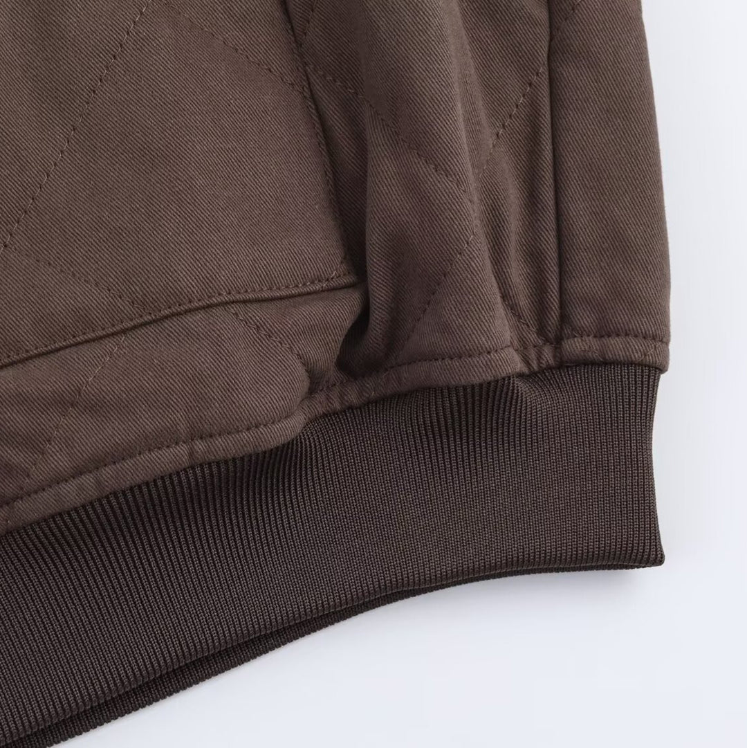 Damen Oversized Steppblouson mit Raglanärmeln und aufgesetzten Taschen Shop Nory