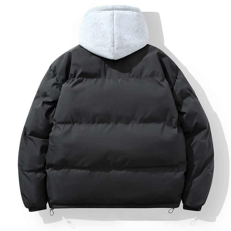 Herren wattierte Steppjacke mit integriertem Kapuzenlayer und verstellbarem Saum Shop Nory