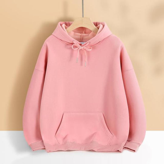 Damen nan oversized Kapuzenpulloverkleid mit Kängurutasche, verlängerter Silhouette und weichem French-Terry Shop Nory