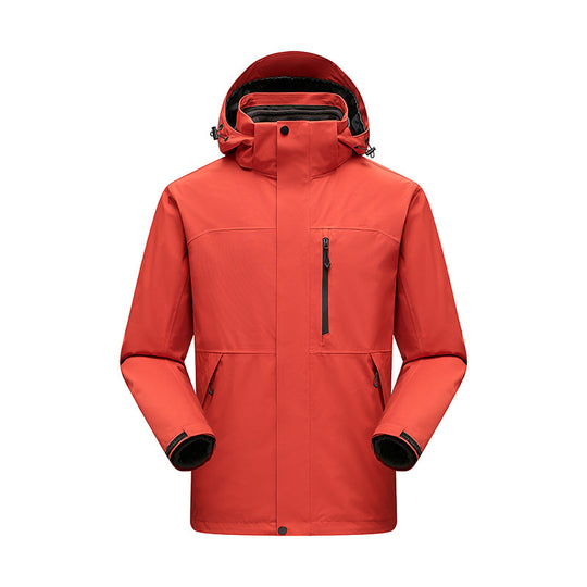 Herren Wasserabweisender Winterparka mit abnehmbarer Kapuze und getapten Nähten Shop Nory